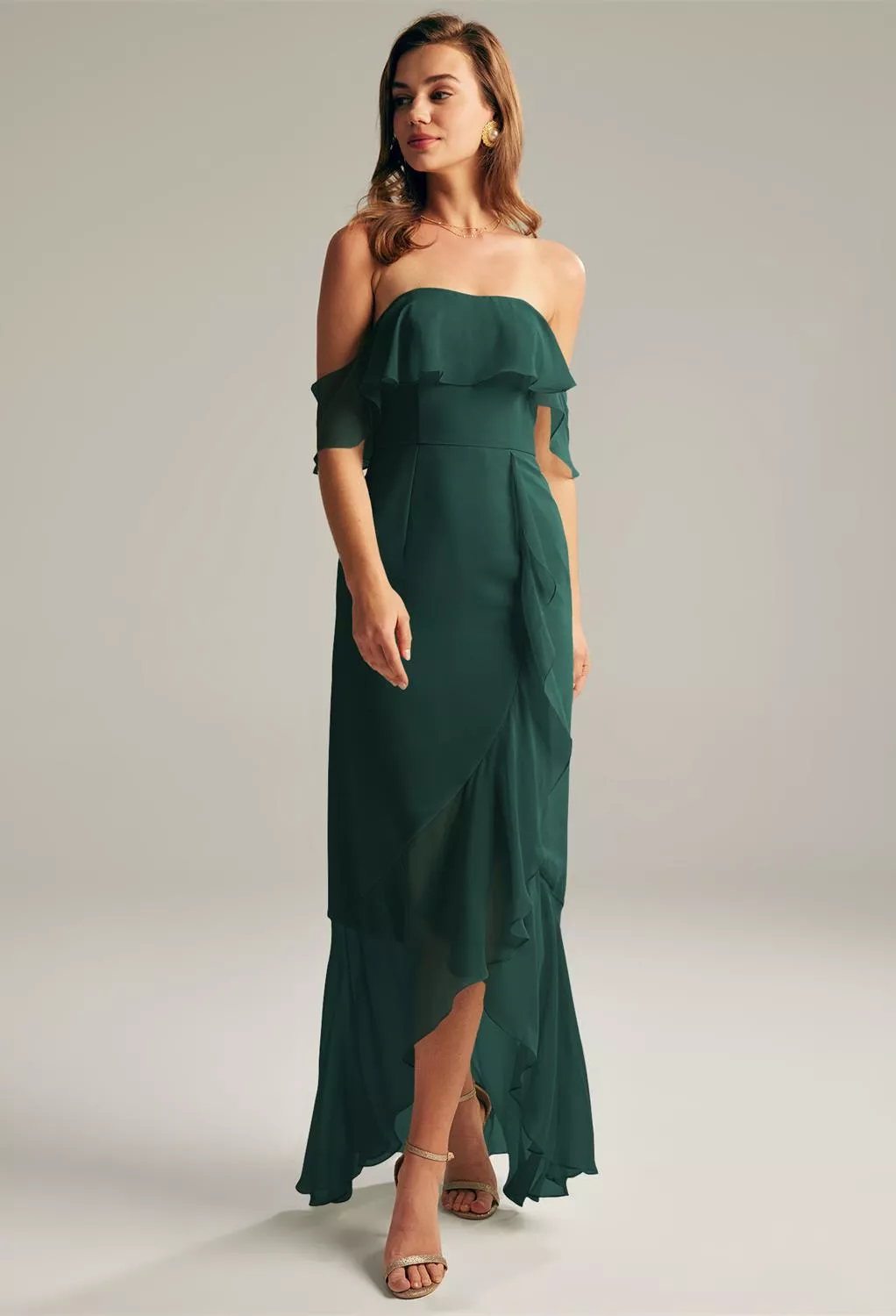 AW Nana Dark Emerald  Summer Wedding Guest Dresses