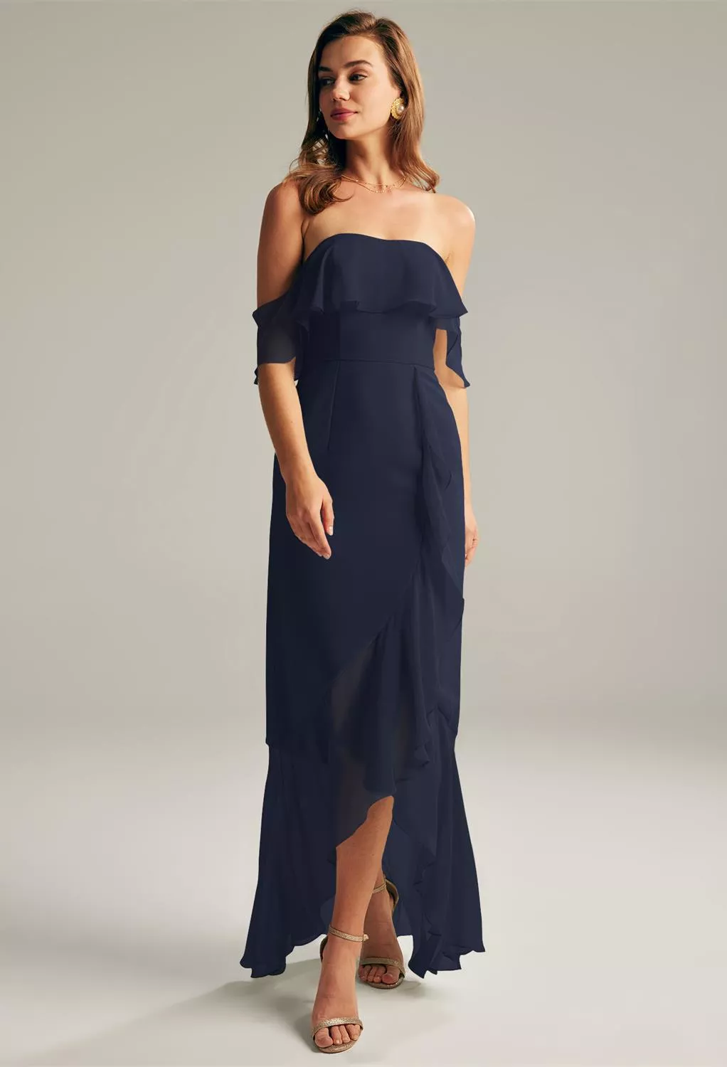 AW Nana Dark Navy  Spring Wedding Guest Dresses