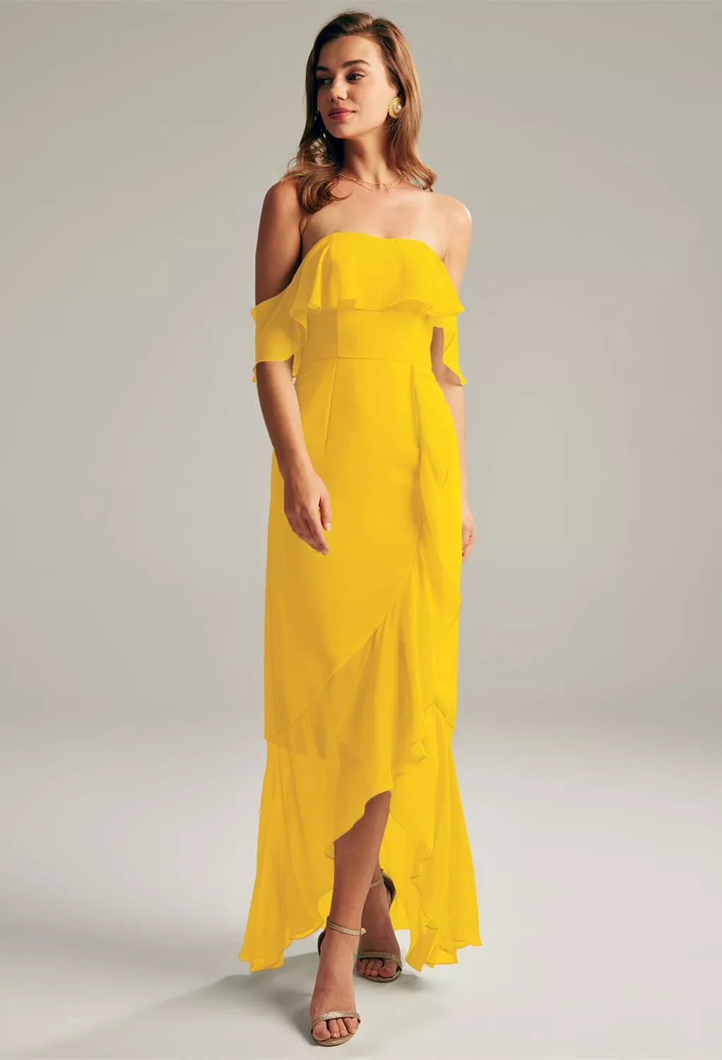 AW Nana Mustard Yellow  Wedding Guest Dresses