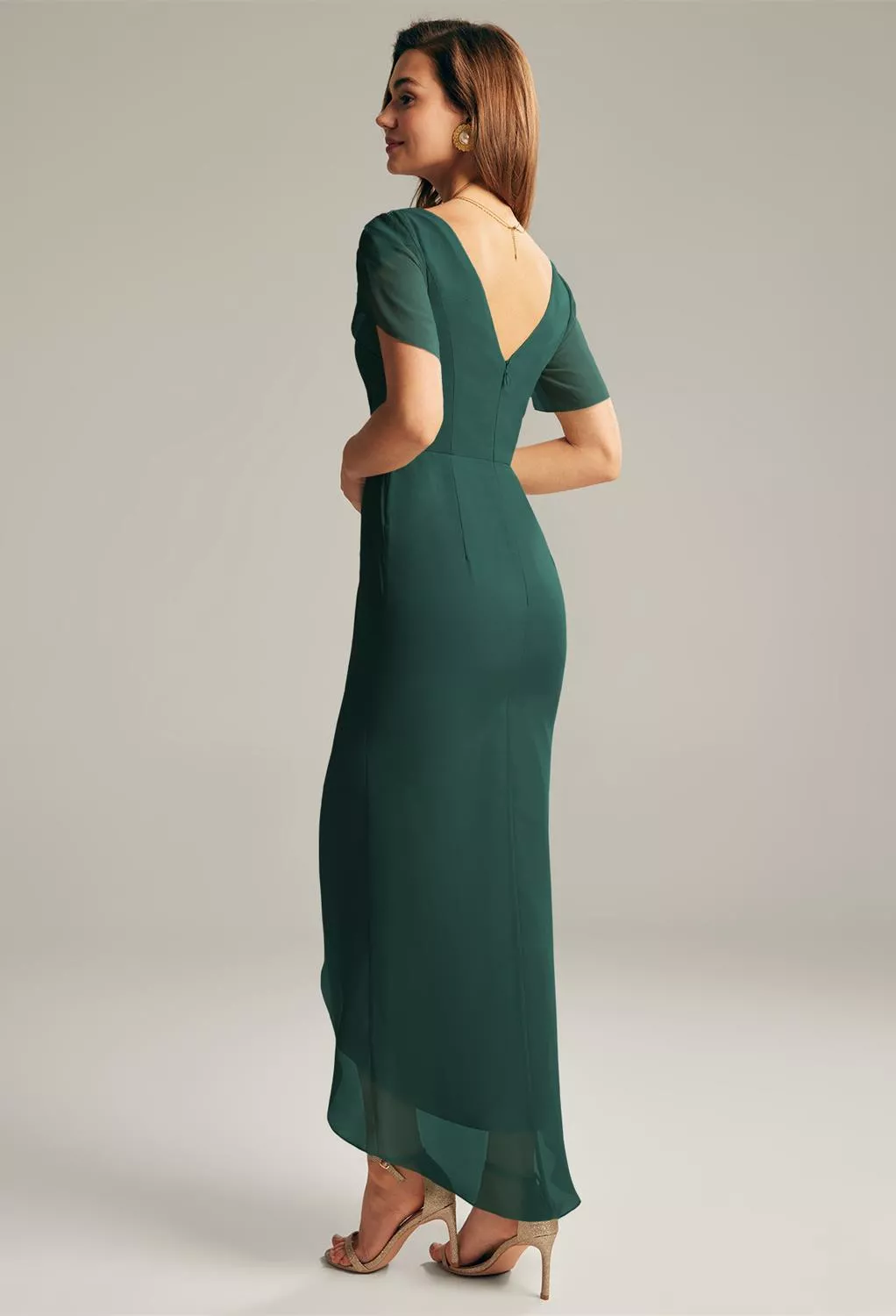 AW Osage Dark Emerald  Maternity Bridesmaid Dresses