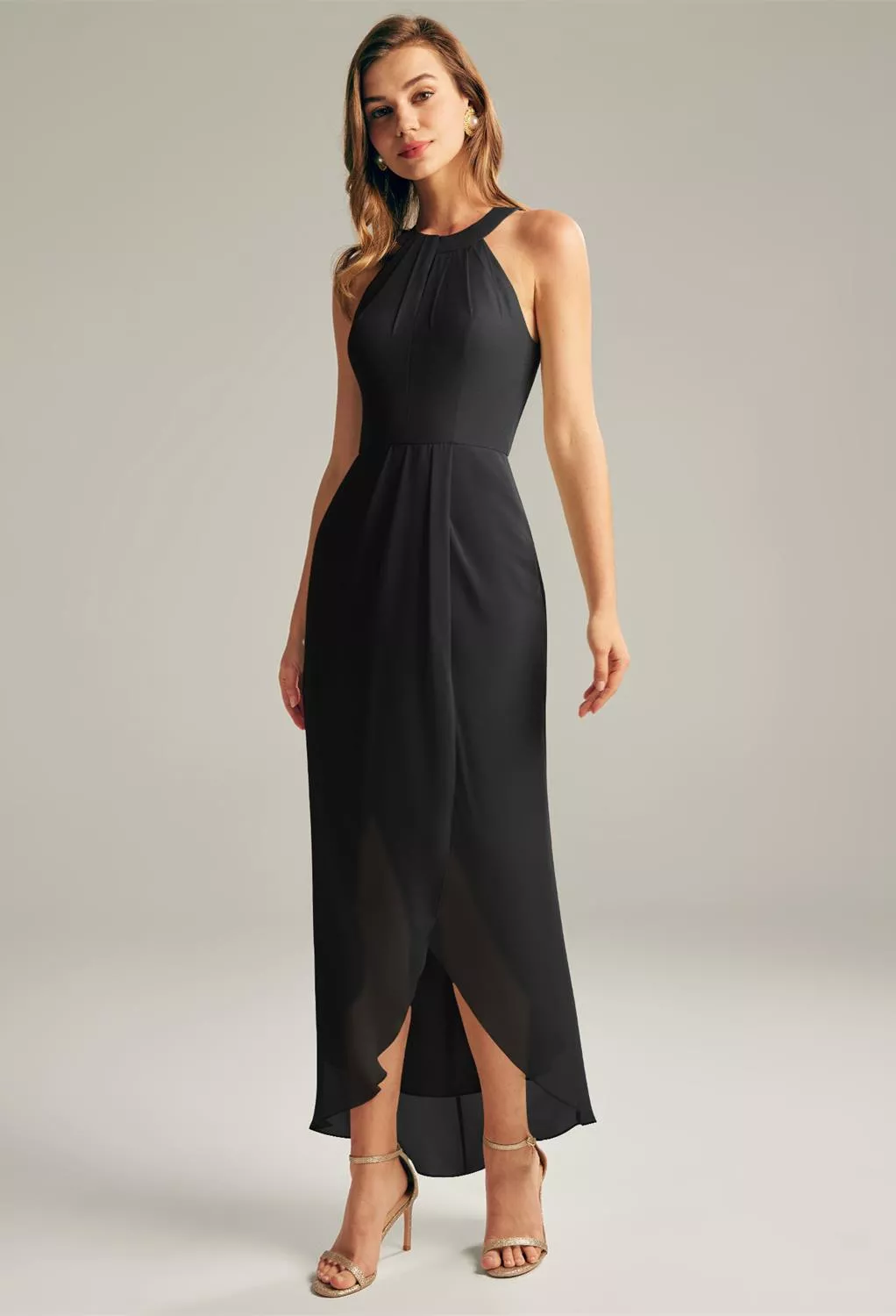 AW Raja Black  Spring Wedding Guest Dresses