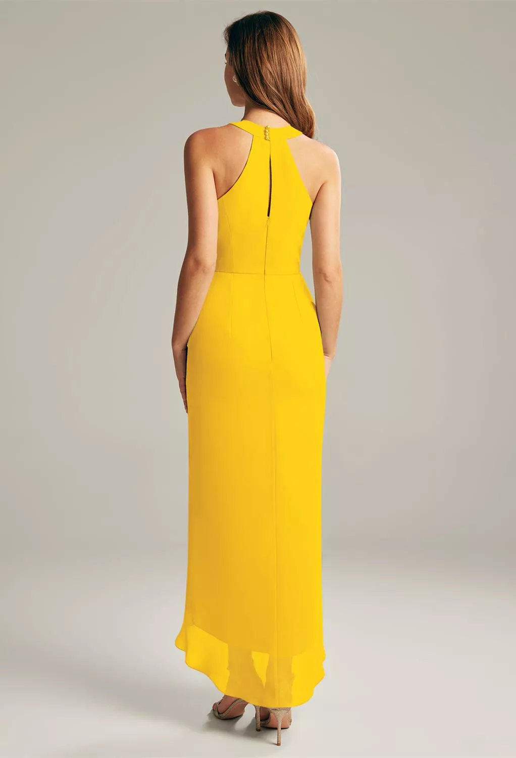 AW Raja Mustard Yellow  Spring Wedding Guest Dresses