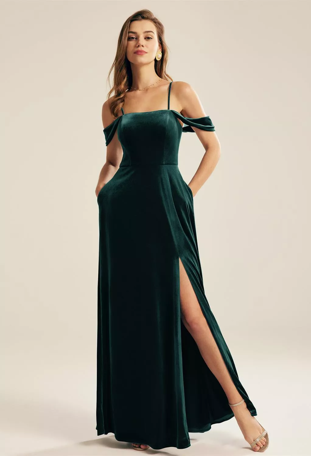 AW Lowell Hunter Green  Convertibile Convertible Bridesmaid Dresses