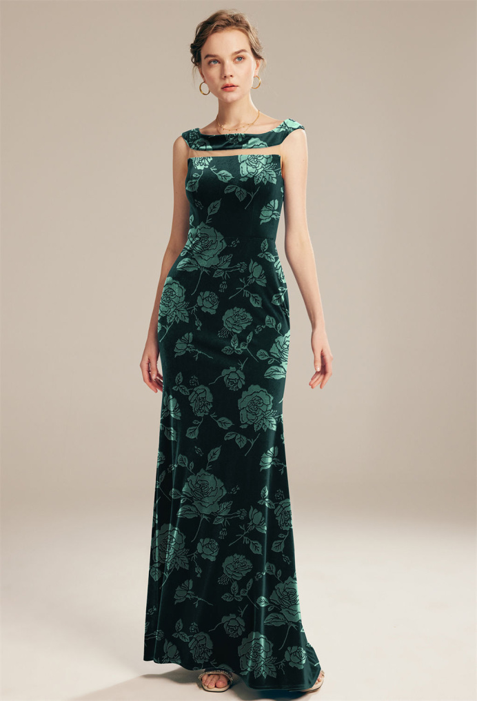 AW Maharaja Emerald Ethereal Rose  Bridesmaid Dresses