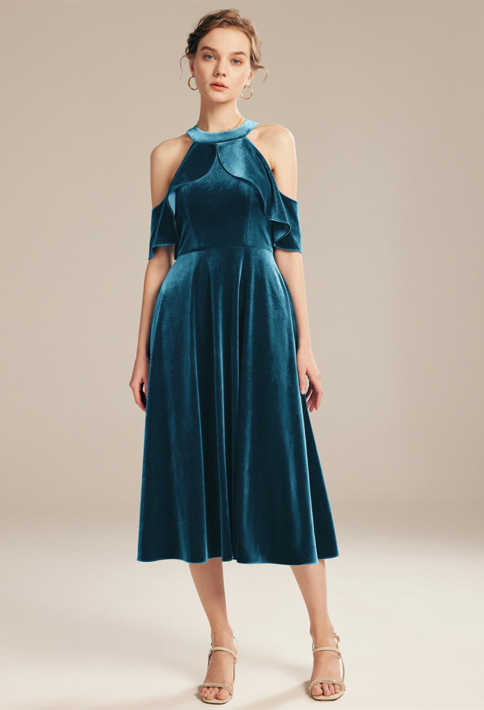 AW Mamie Midnight Navy  Bridesmaid Dresses