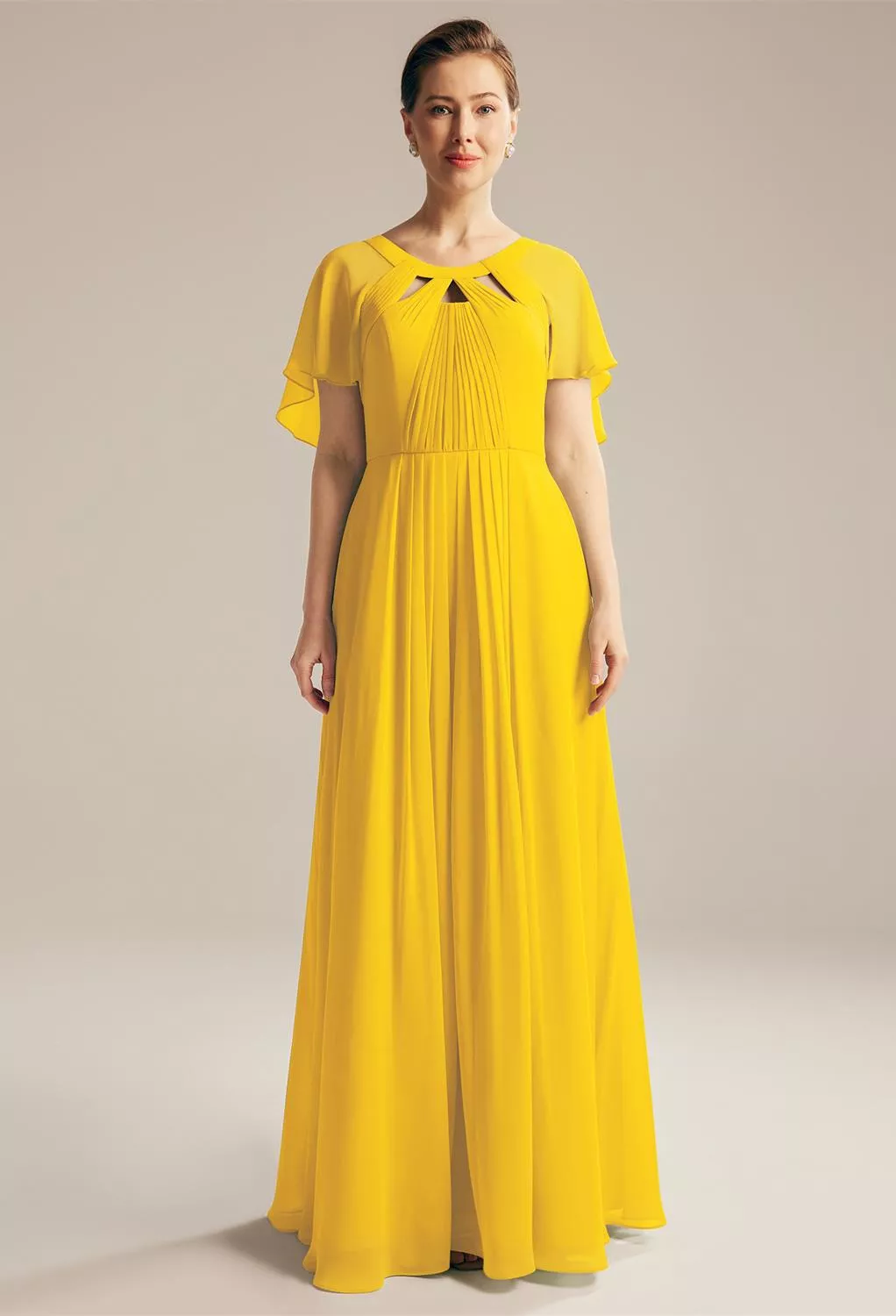 AW Kay Mustard Yellow  Mother of the Bride Dresses