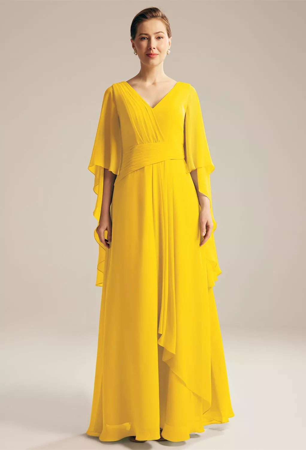 AW Josh Mustard Yellow  Mother of the Bride Dresses