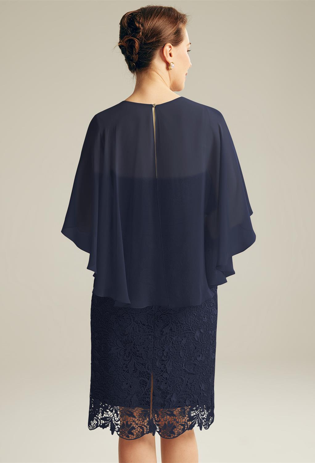 AW Lynda Dark Navy  Spring Mother of The Bride Dresses