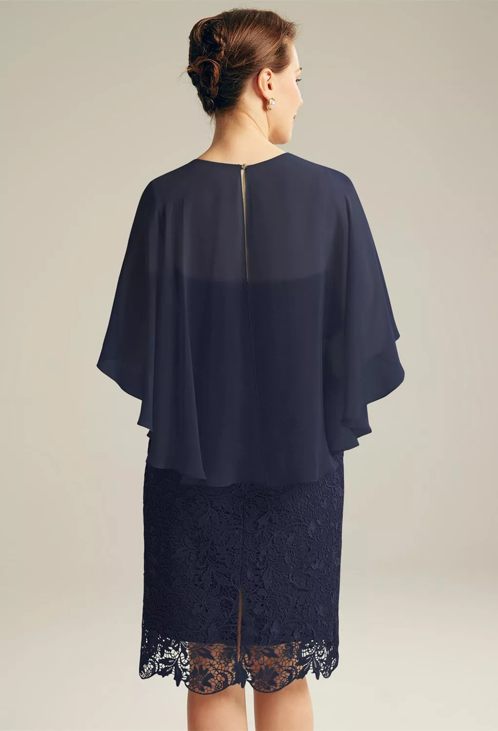 AW Lynda Dark Navy  Spring Mother of The Bride Dresses