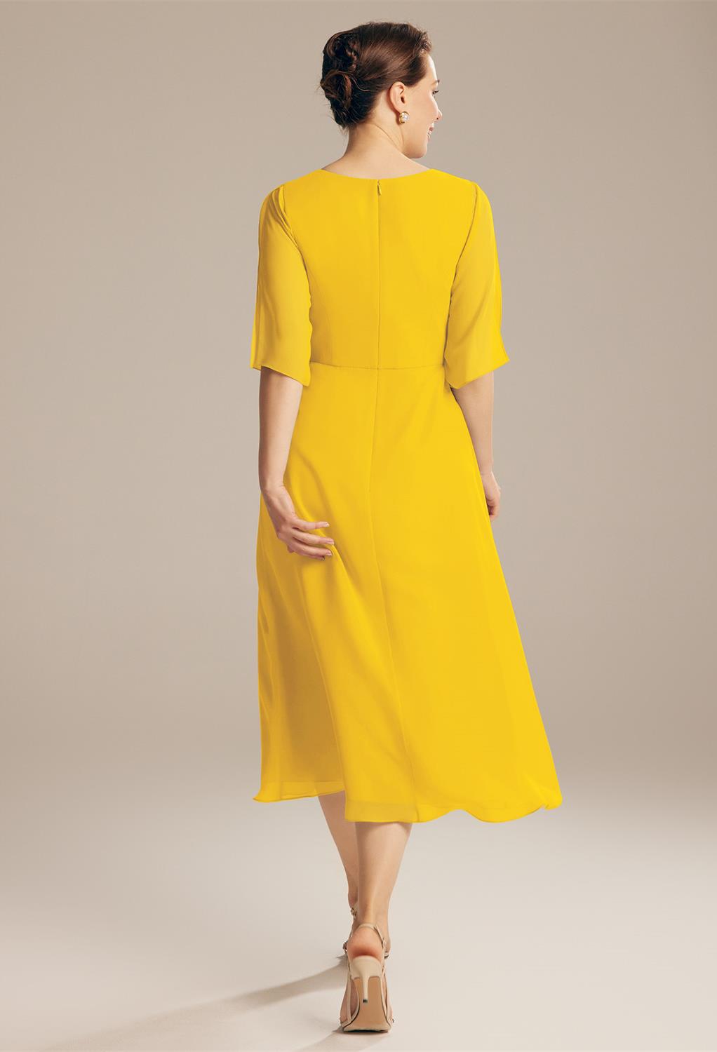 AW Tanya Mustard Yellow  Mother of the Bride Dresses