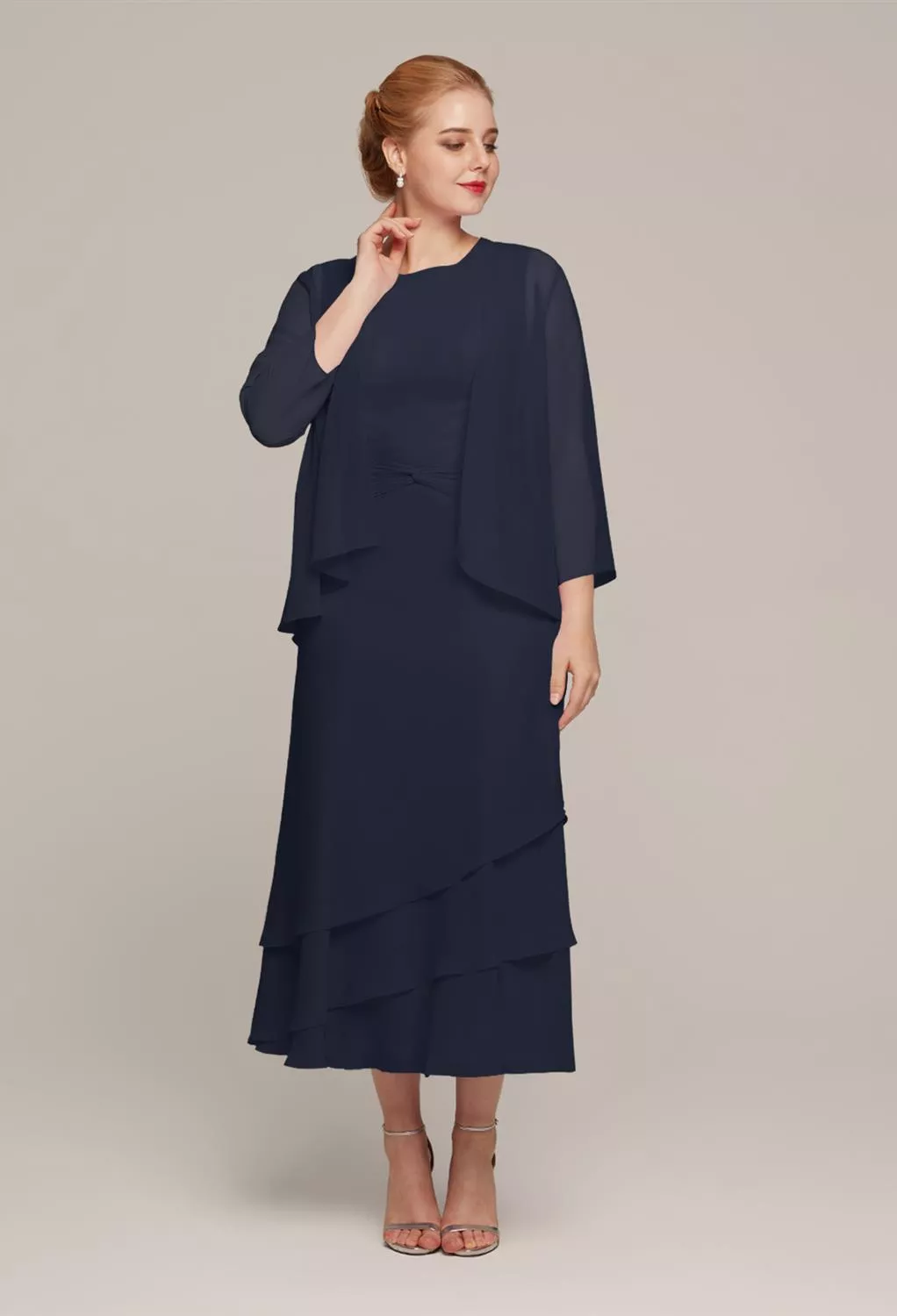 AW Babette Dark Navy  Mother of the Bride Dresses