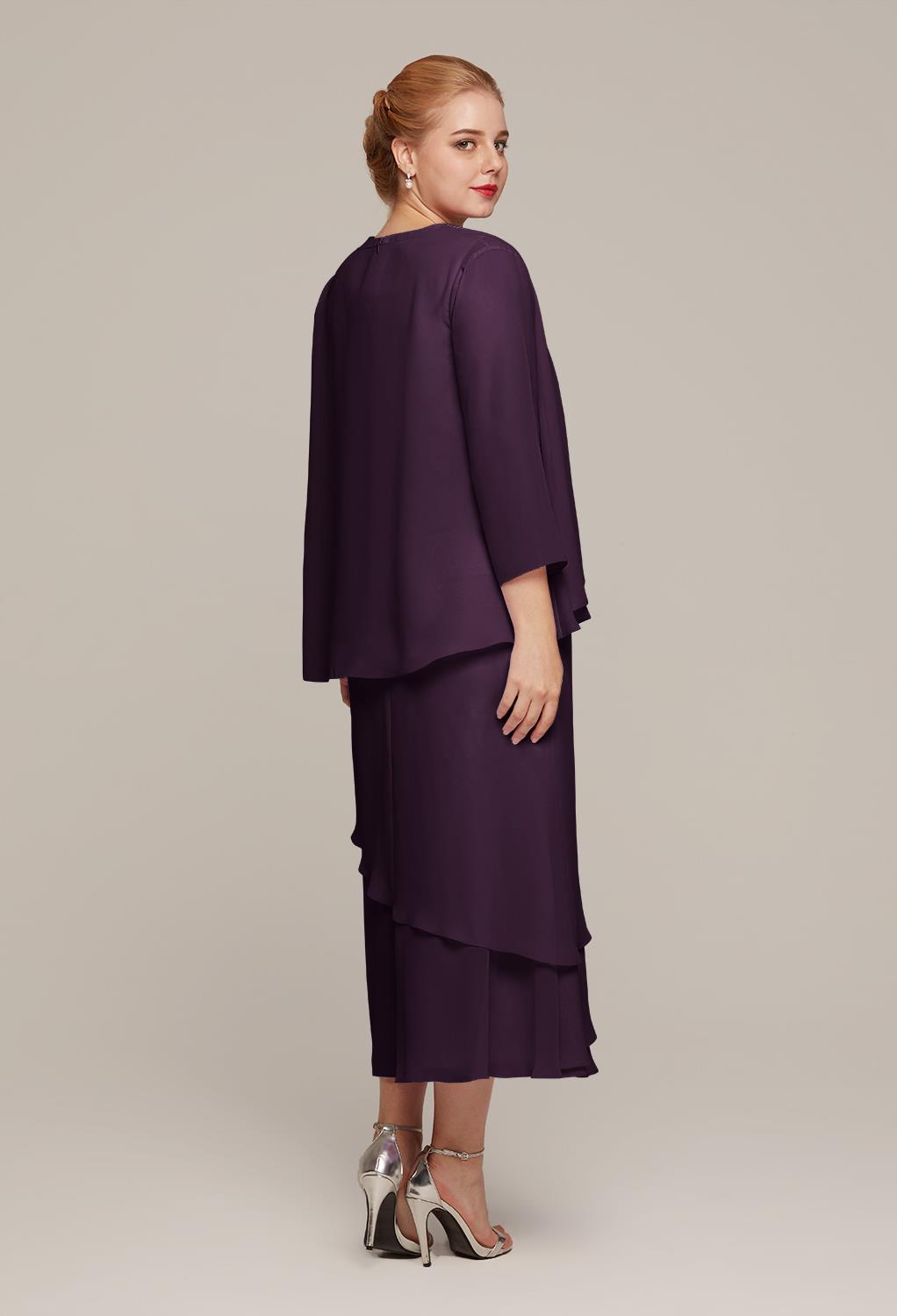 AW Babette Grape  Mother of the Bride Dresses