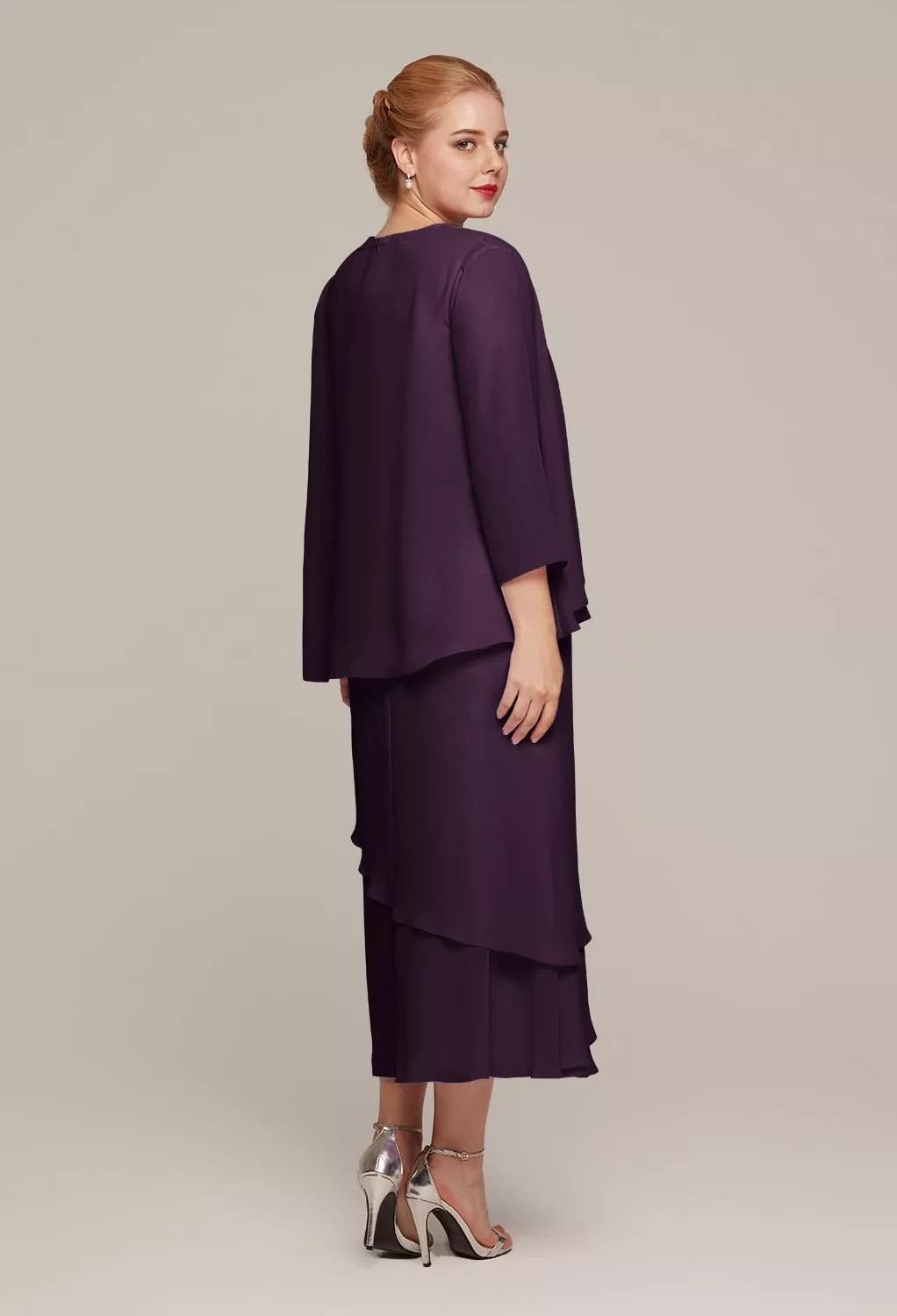 AW Babette Grape  Mother of the Bride Dresses
