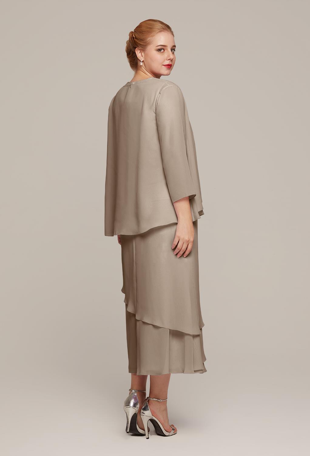 AW Babette Taupe  Mother of the Bride Dresses