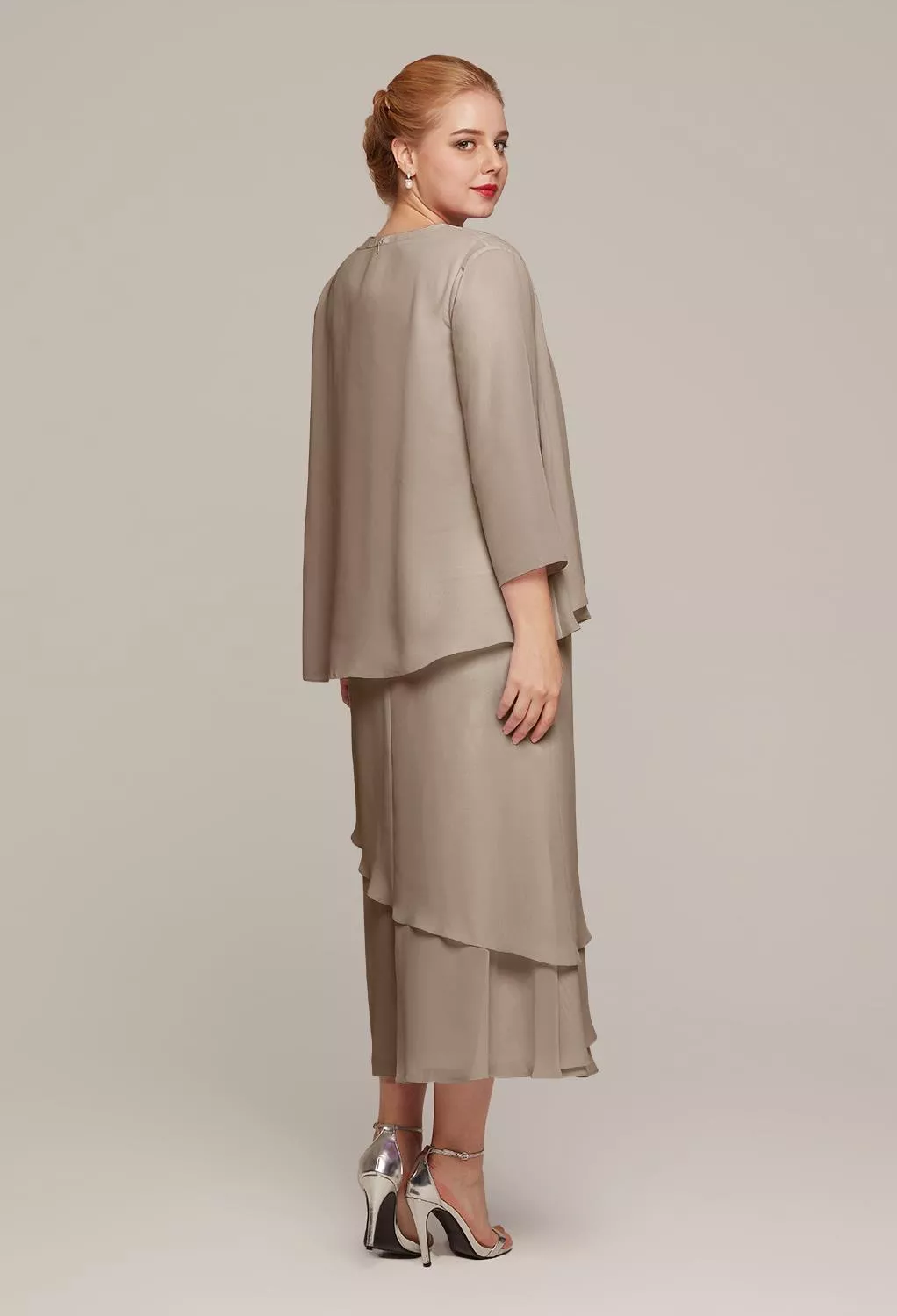 AW Babette Taupe  Mother of the Bride Dresses