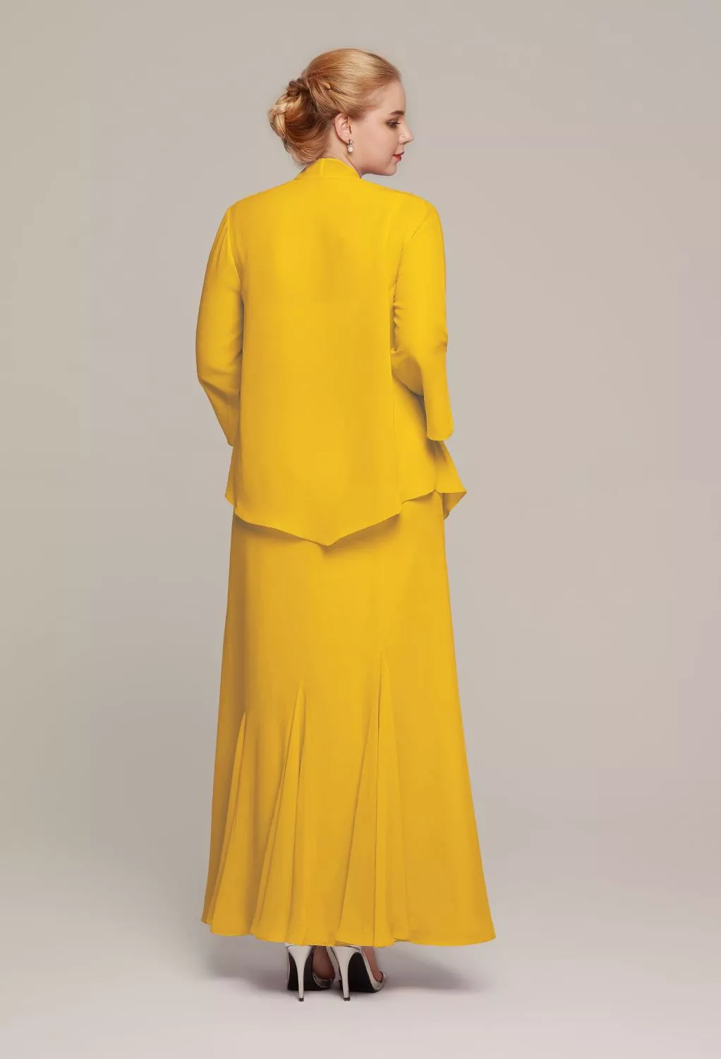 AW Ricarda Mustard Yellow  Mother of the Bride Dresses