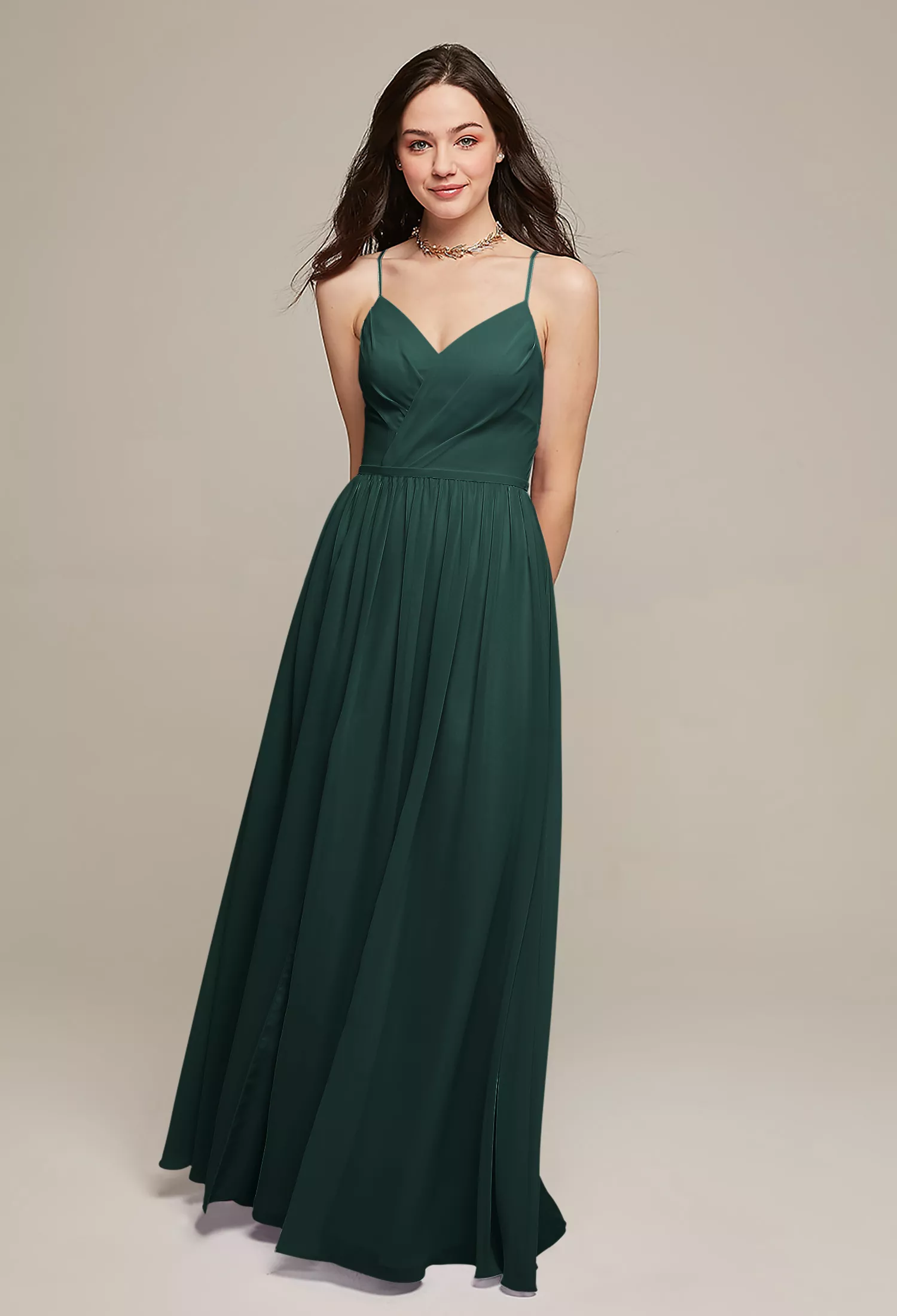 AW Wilfreda Dark Emerald  Maternity Bridesmaid Dresses