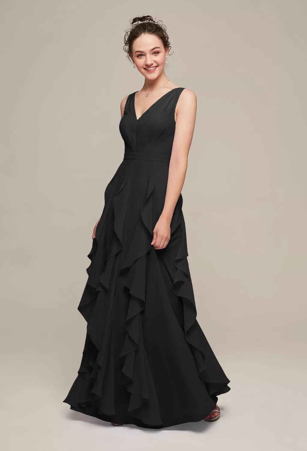 AW Bianca Black  Maternity Bridesmaid Dresses