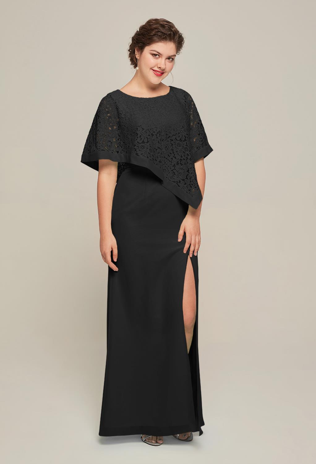 AW Rosalee Black  Mother of the Bride Dresses