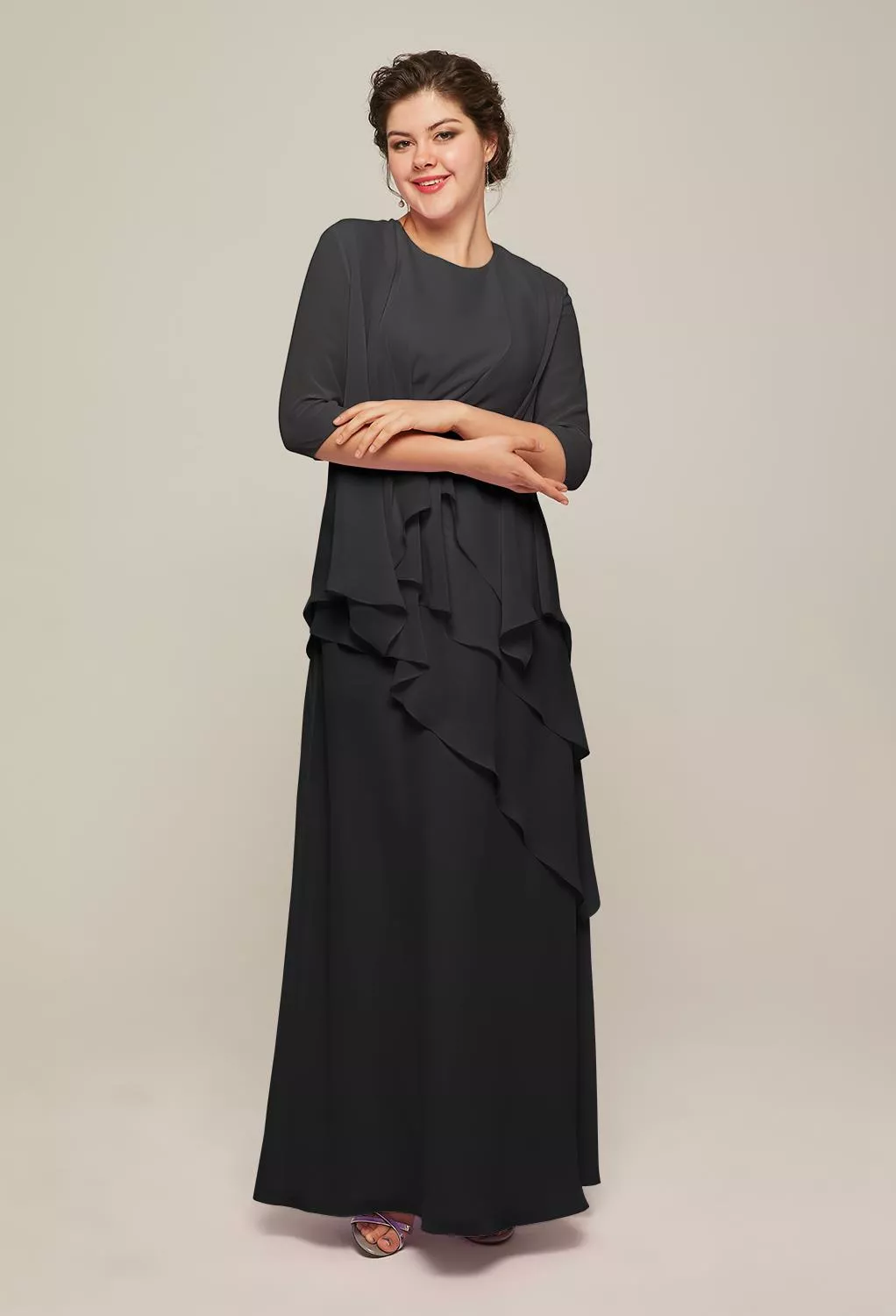 AW Adalia Black  Mother of the Bride Dresses