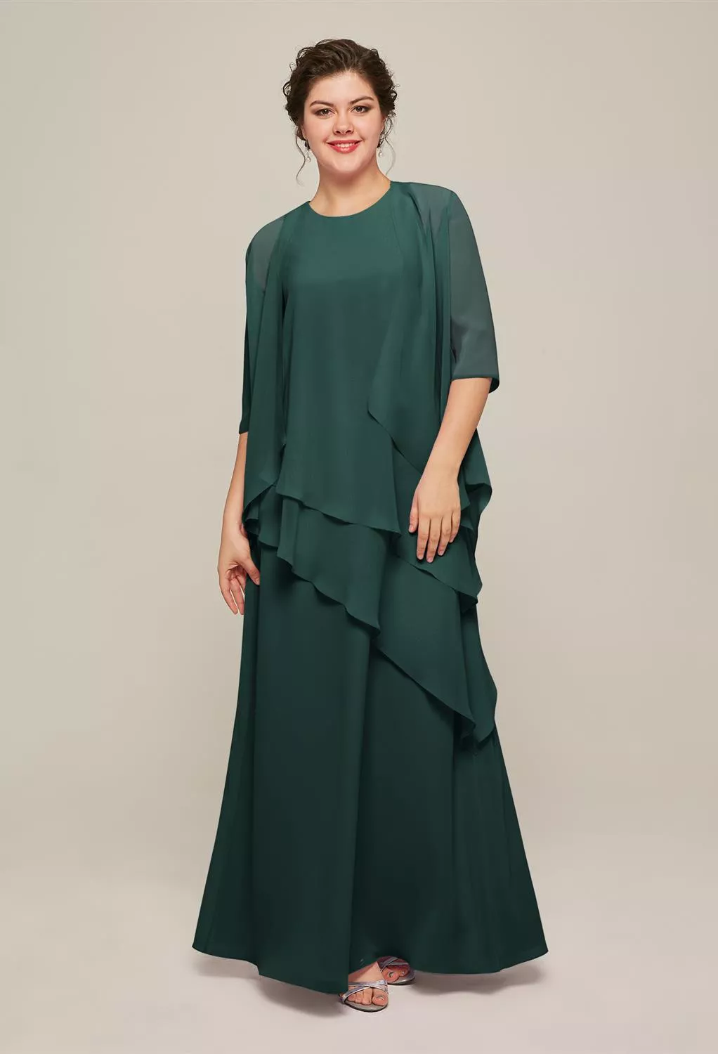 AW Adalia Dark Emerald  Mother of the Bride Dresses
