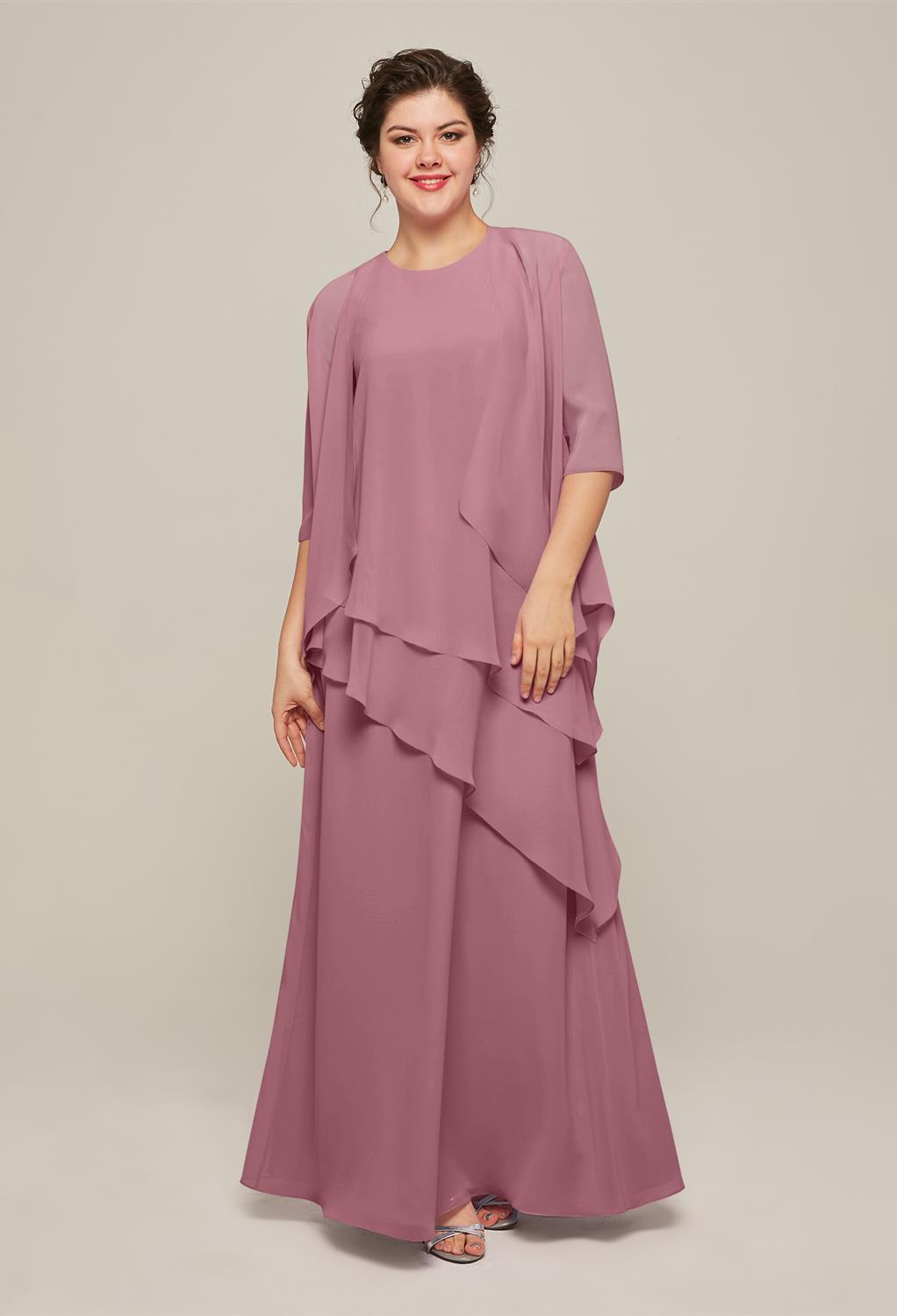 AW Adalia Desert Rose  Mother of the Bride Dresses