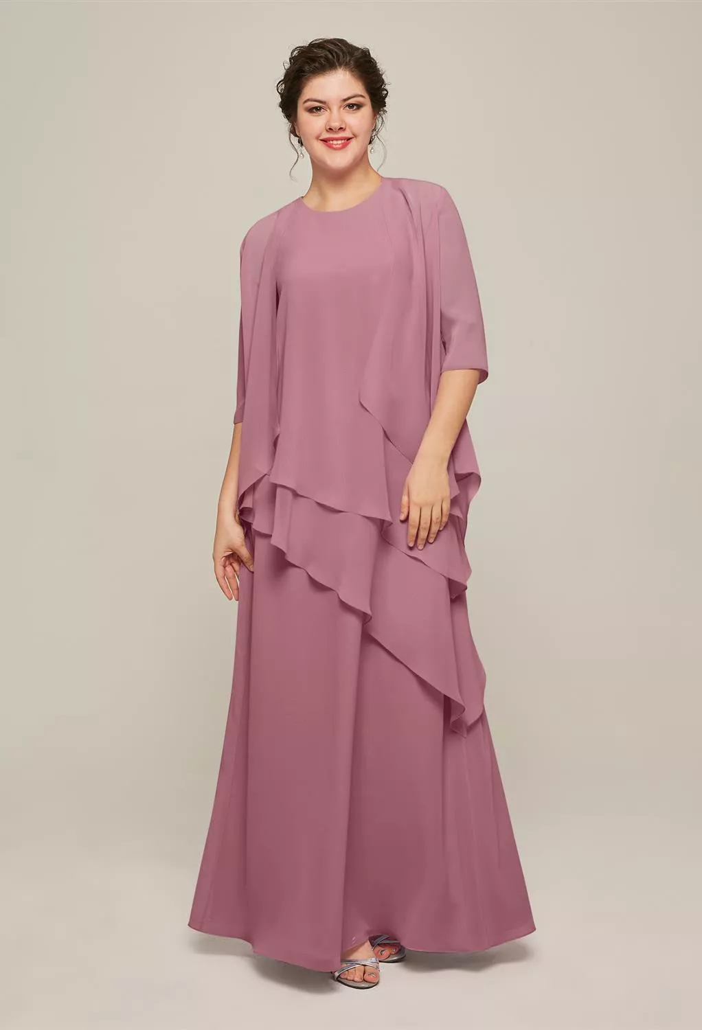 AW Adalia Desert Rose  Mother of the Bride Dresses