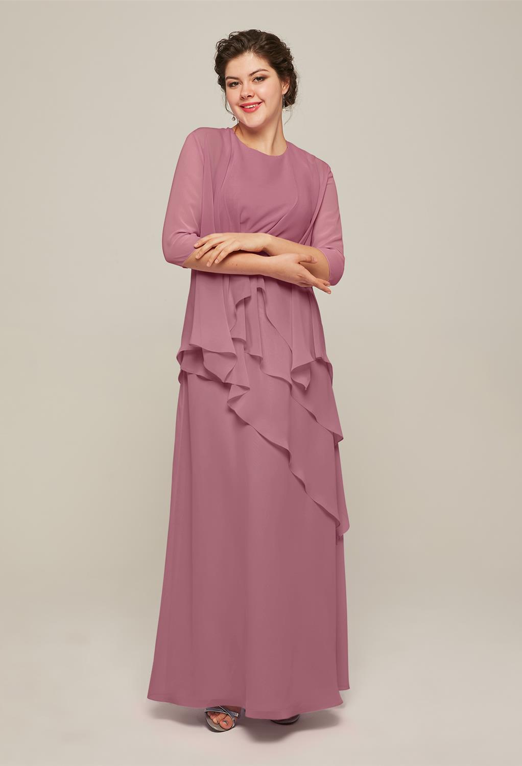 AW Adalia Desert Rose  Mother of the Bride Dresses