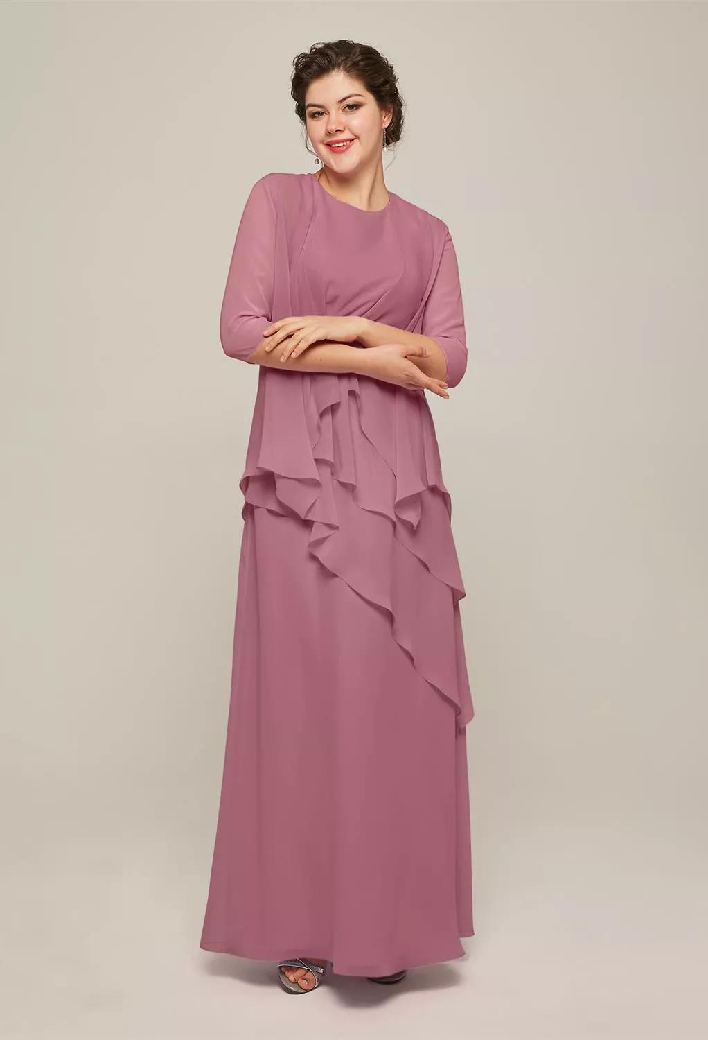 AW Adalia Desert Rose  Mother of the Bride Dresses