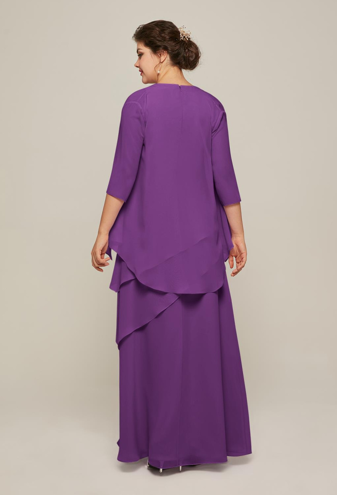AW Adalia Purple  Mother of the Bride Dresses