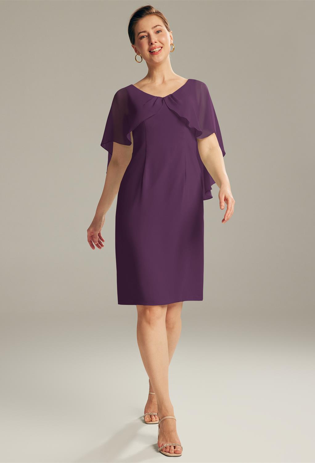 AW Sookie Grape  Spring Mother of The Bride Dresses