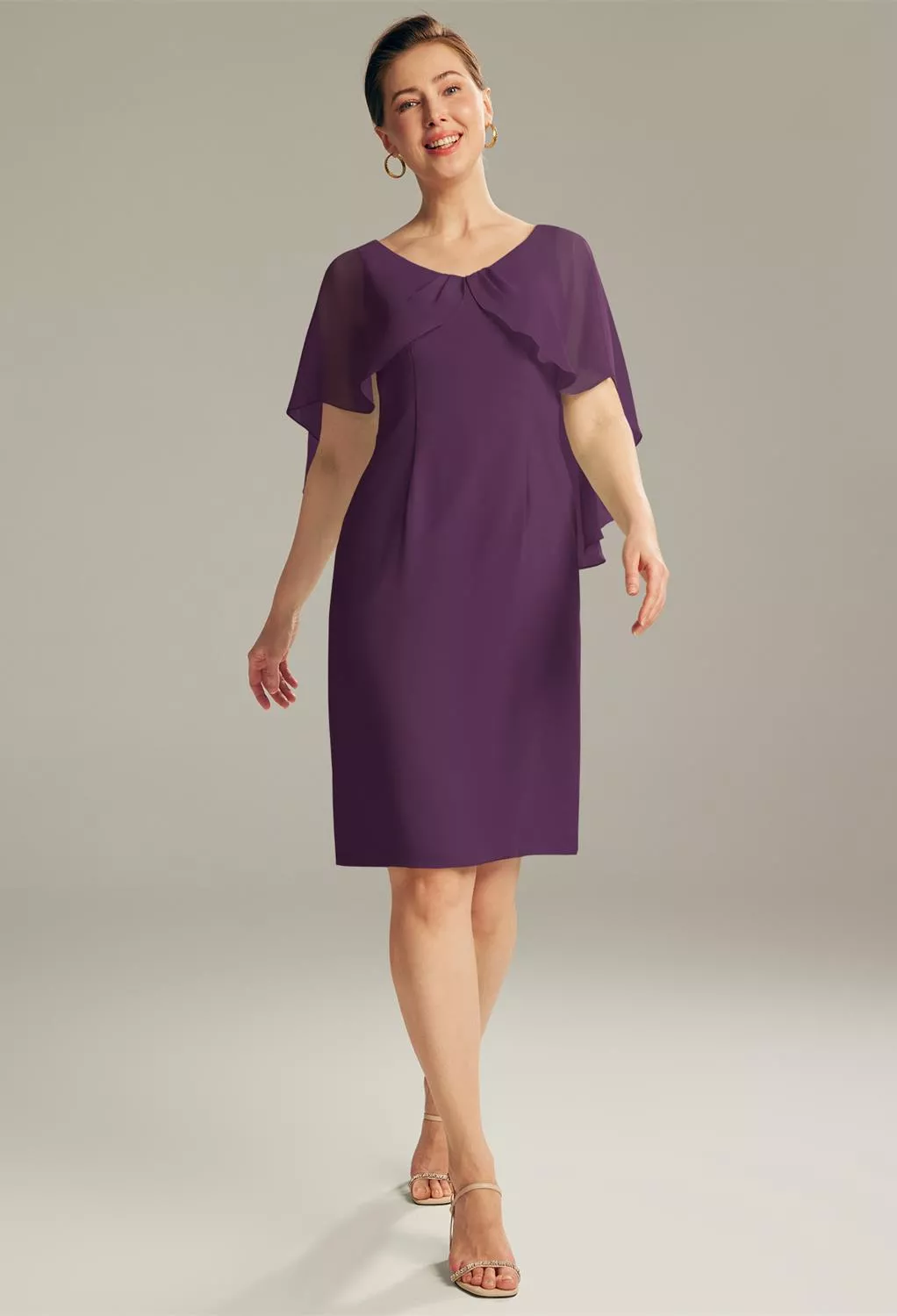 AW Sookie Grape  Spring Mother of The Bride Dresses