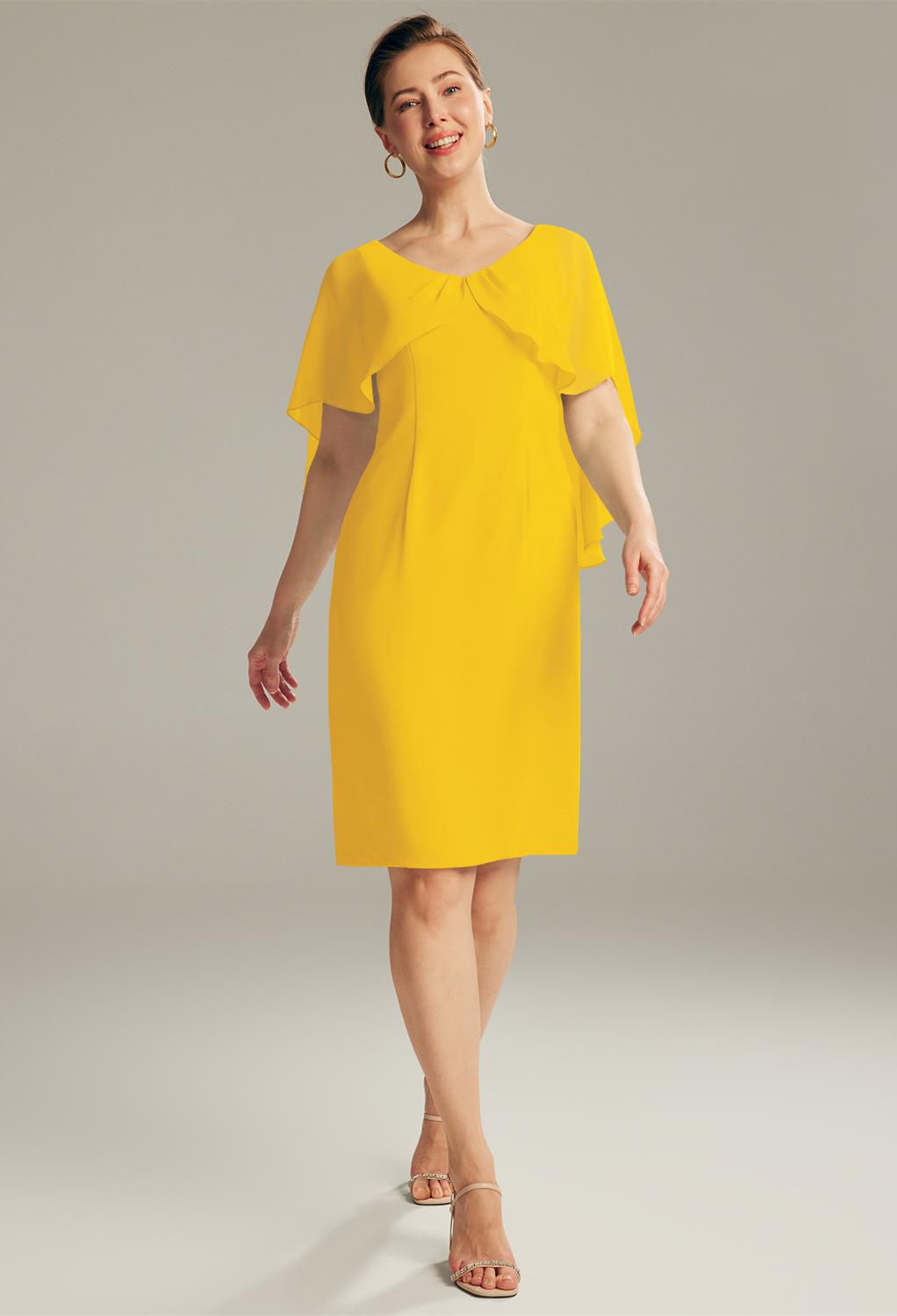 AW Sookie Mustard Yellow  Spring Mother of The Bride Dresses