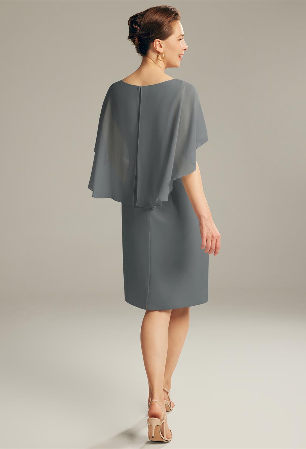 AW Sookie Steel Gray  Spring Mother of The Bride Dresses