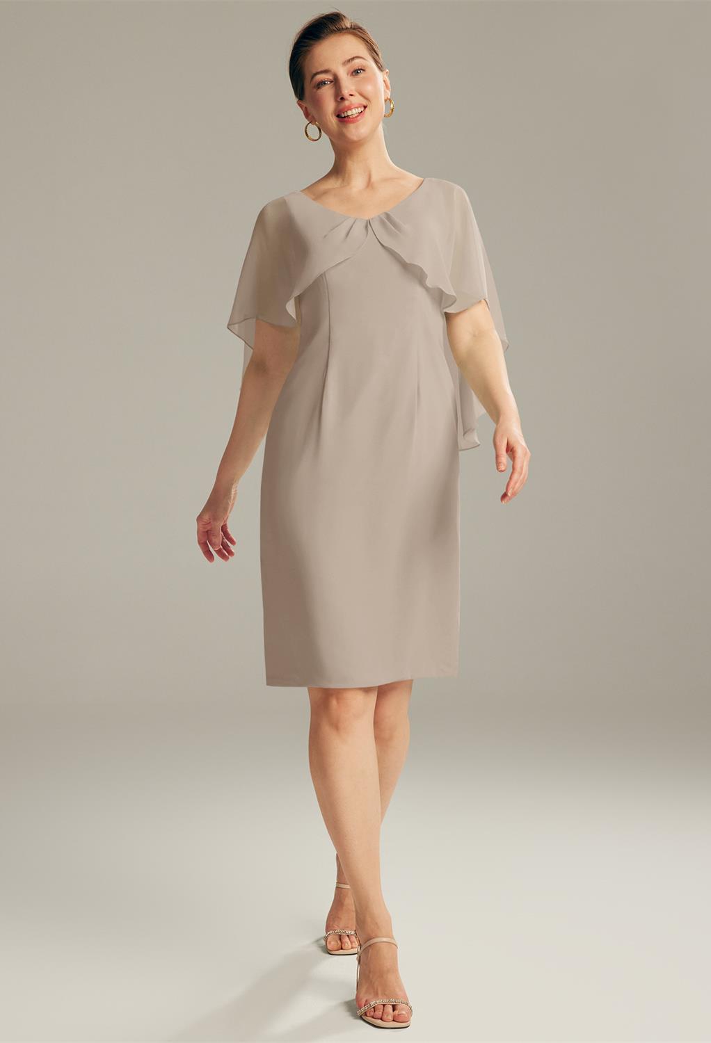 AW Sookie Taupe  Spring Mother of The Bride Dresses