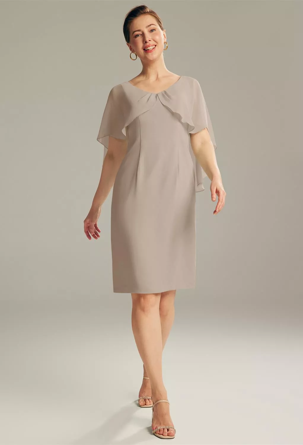 AW Sookie Taupe  Spring Mother of The Bride Dresses