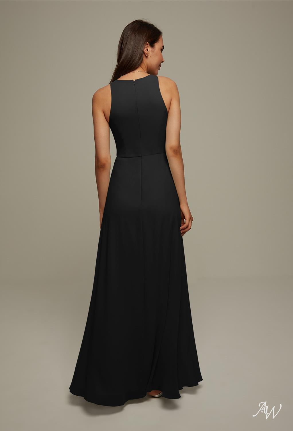 AW Elberta Black Bridesmaid Dresses image2
