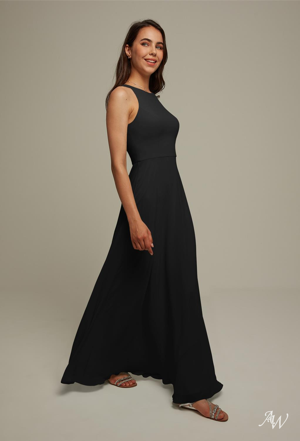 AW Elberta Black Bridesmaid Dresses image6