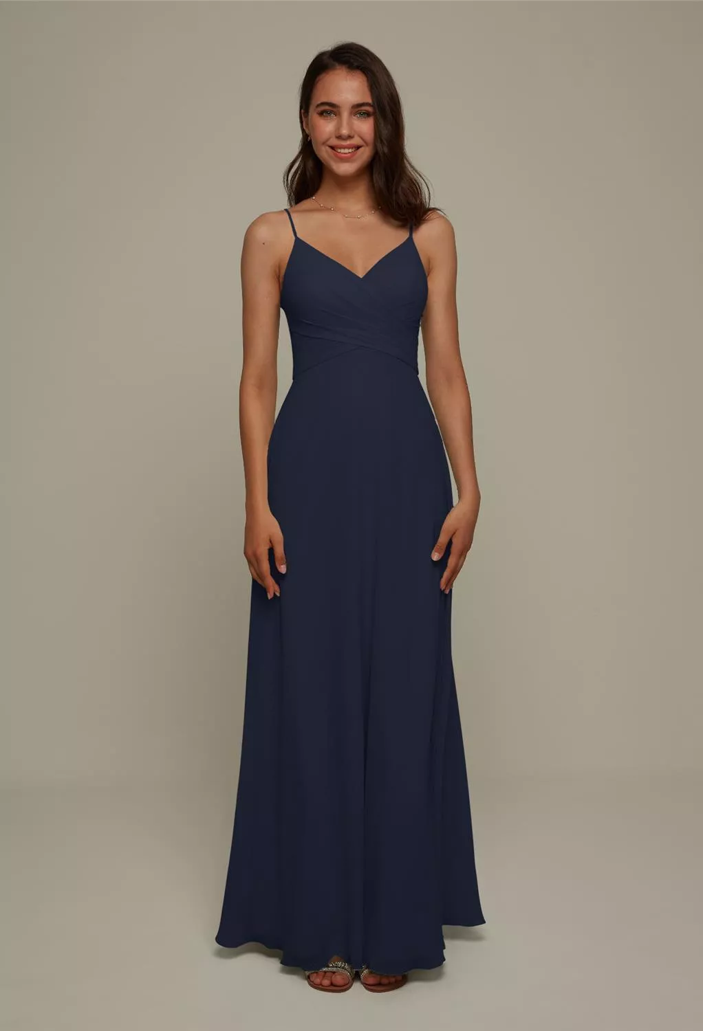 AW Coralie Dark Navy  Spring Wedding Guest Dresses