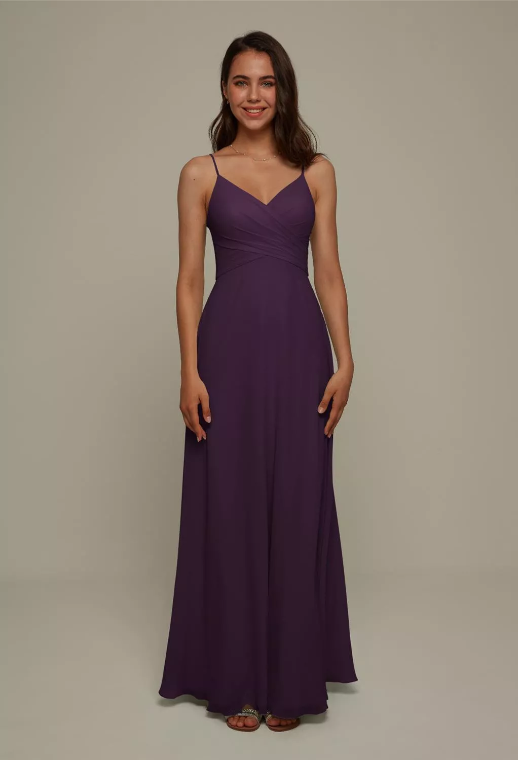 AW Coralie Grape  Spring Wedding Guest Dresses