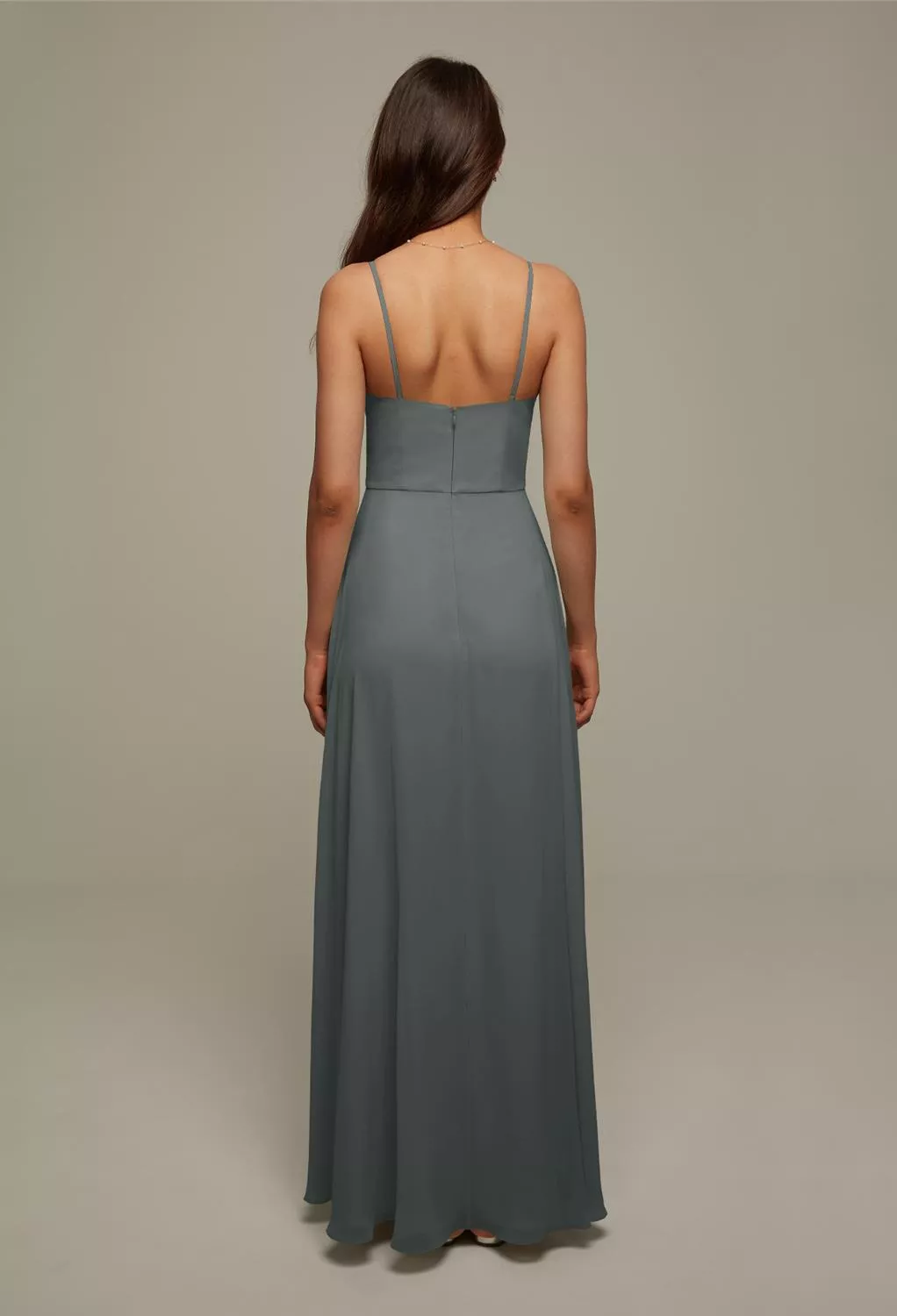 AW Coralie Steel Gray  Spring Wedding Guest Dresses