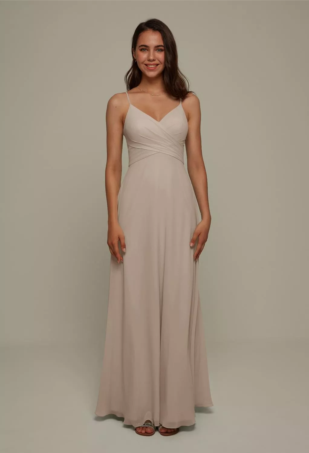 AW Coralie Taupe  Wedding Guest Dresses