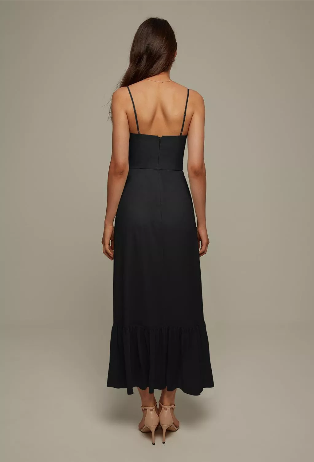 AW Denise Black  Beach Wedding Guest Dresses