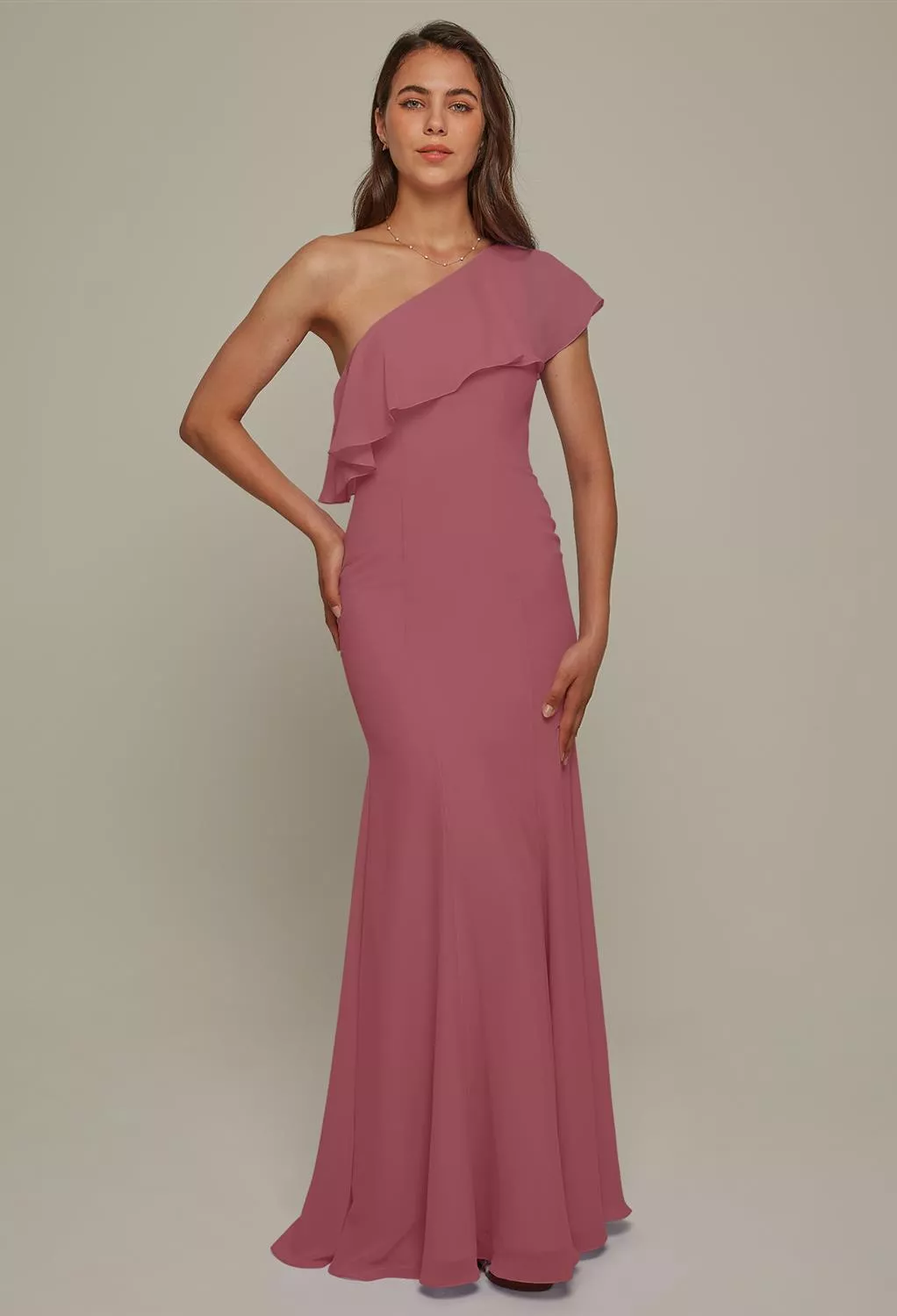 AW Felicia Desert Rose  Spring Wedding Guest Dresses