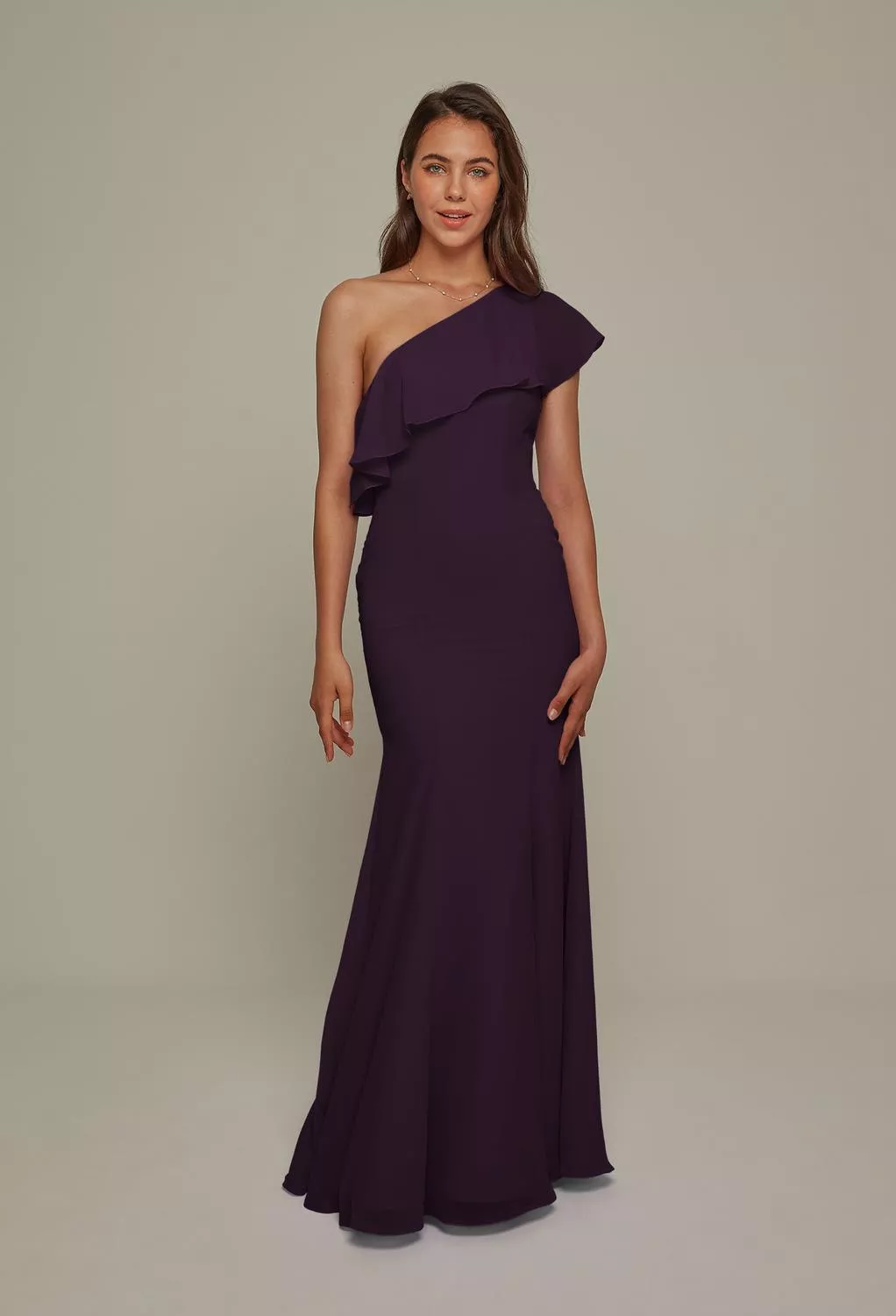 AW Felicia Grape  Spring Wedding Guest Dresses