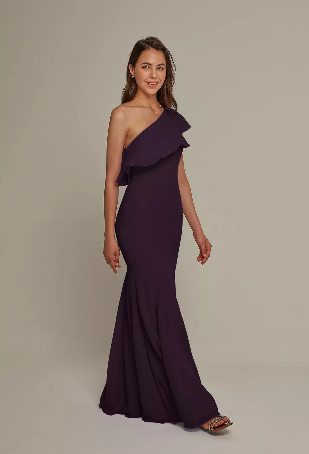 AW Felicia Grape  Spring Wedding Guest Dresses