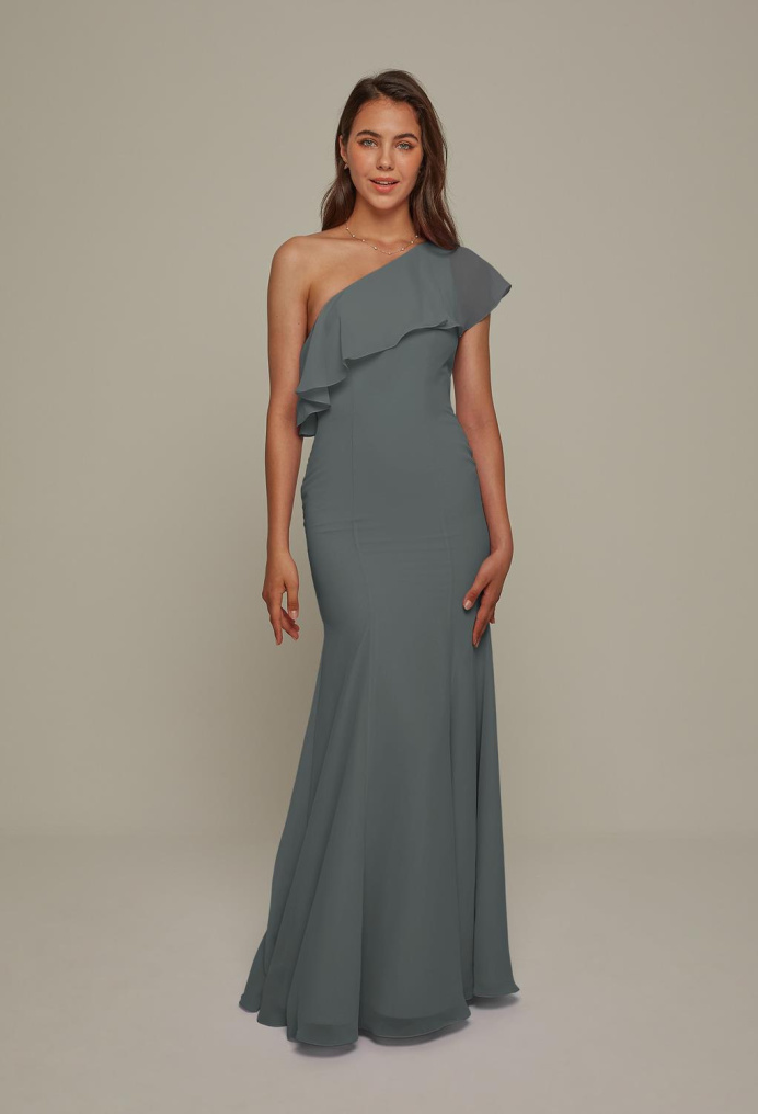 AW Felicia Steel Gray  Formal Dresses