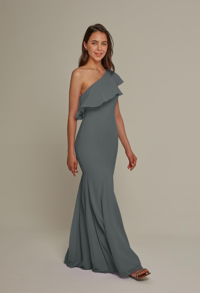 AW Felicia Steel Gray  Formal Dresses
