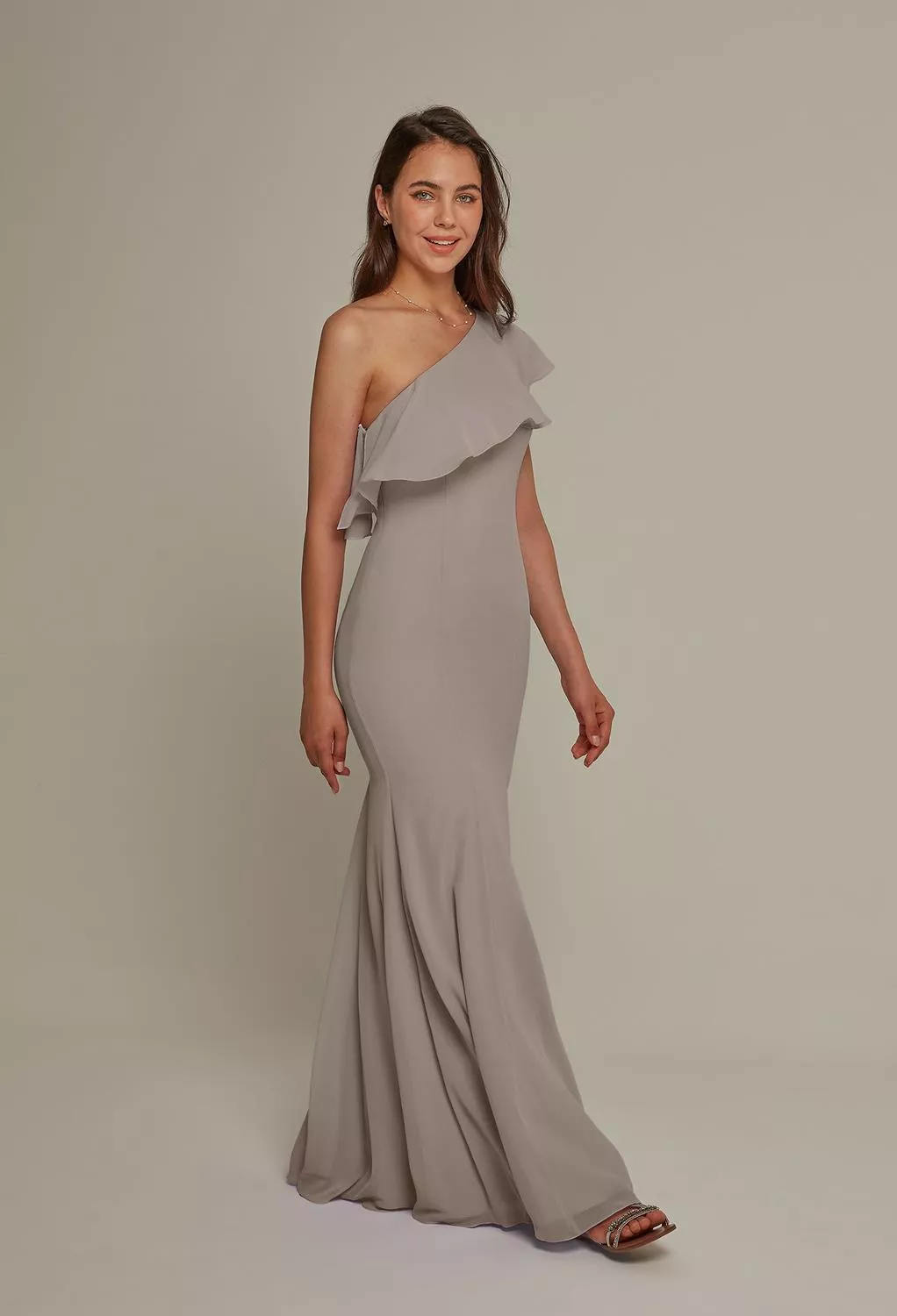 AW Felicia Taupe  Wedding Guest Dresses