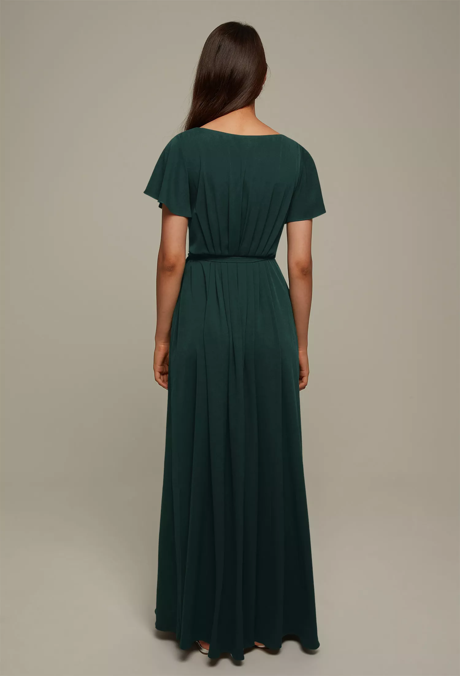 AW Ellison Dark Emerald  Maternity Bridesmaid Dresses